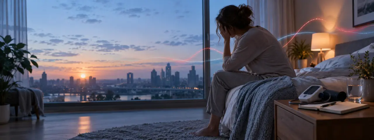Hypertension et insomnie : une mauvaise nuit peut faire monter la tension, sans suffire à poser un diagnostic
