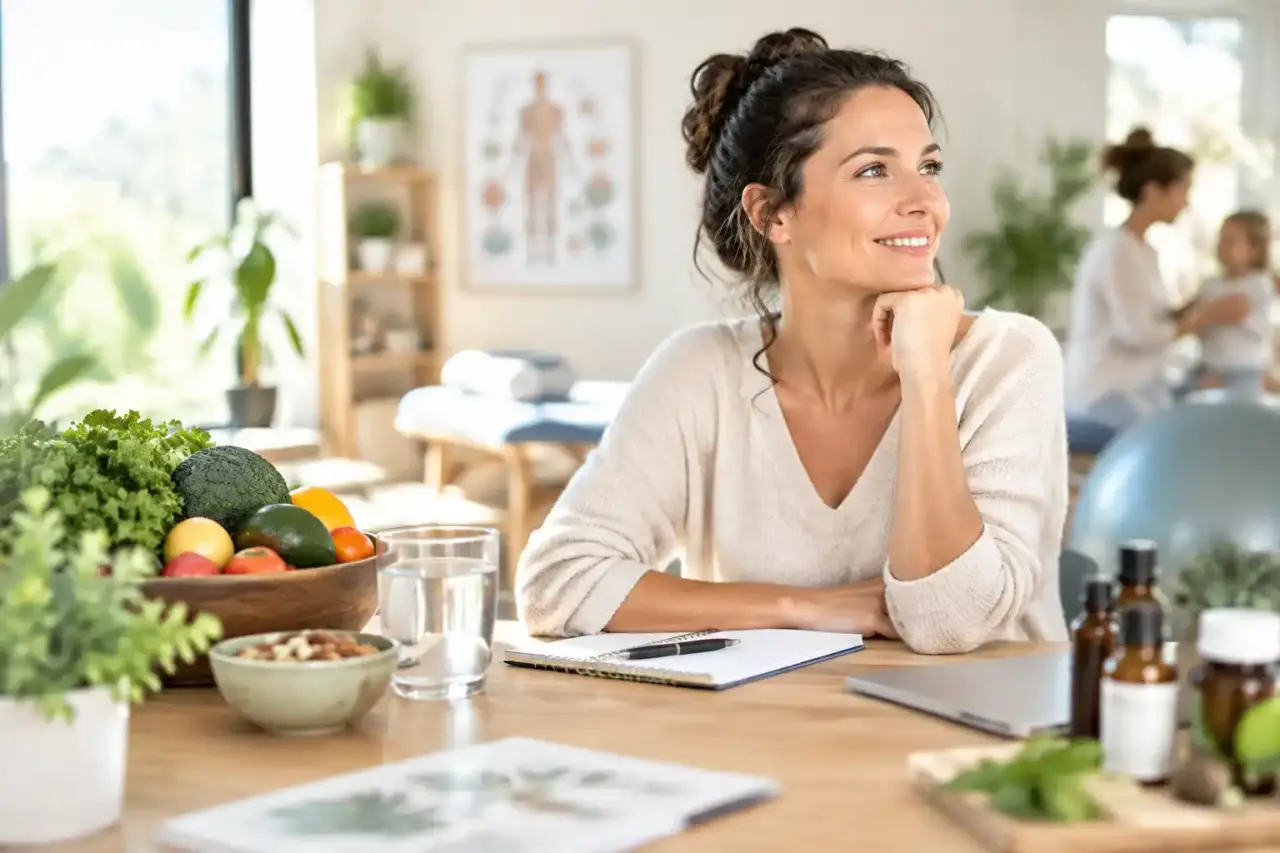Espace lumineux consacré au bien-être et à l'accompagnement en naturopathie