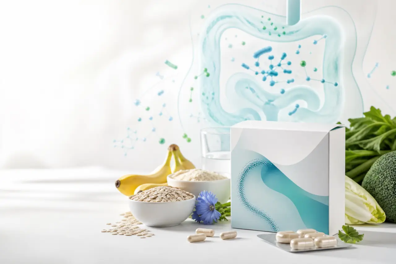 Complément alimentaire pour la flore intestinale : choisir les bonnes souches, les prébiotiques et une cure de 1 à 3 mois