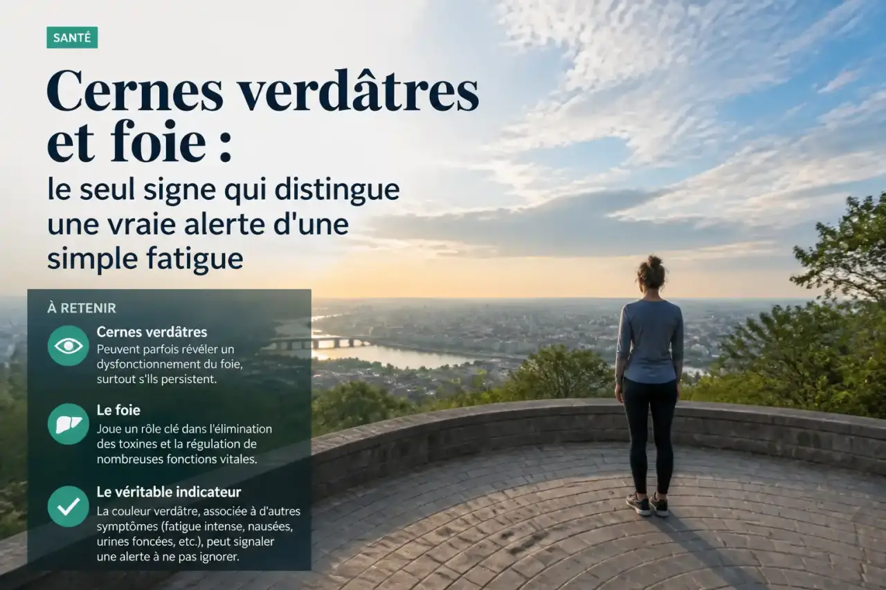 Cernes verdâtres et foie : le seul signe qui distingue une vraie alerte d'une simple fatigue
