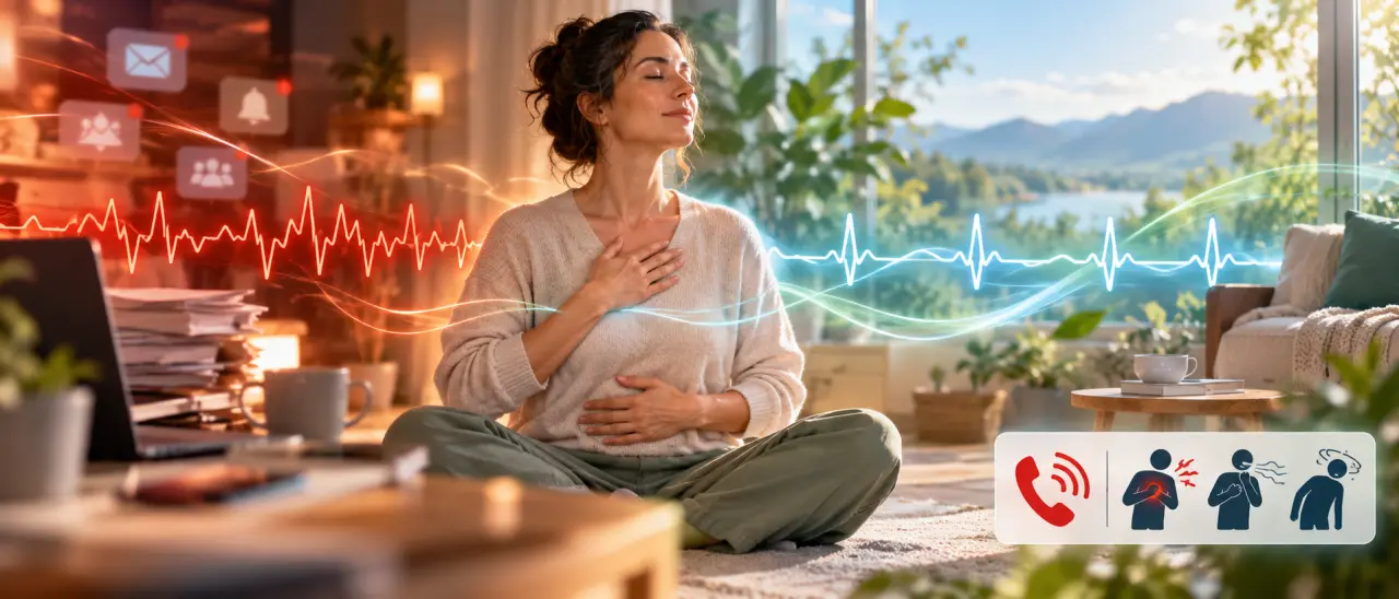 Tachycardie due au stress : calmer le cœur sans ignorer les signaux d’alerte