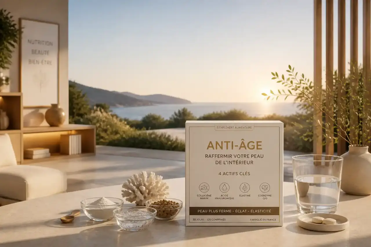 Complément alimentaire anti-âge : 4 actifs clés pour raffermir votre peau de l'intérieur